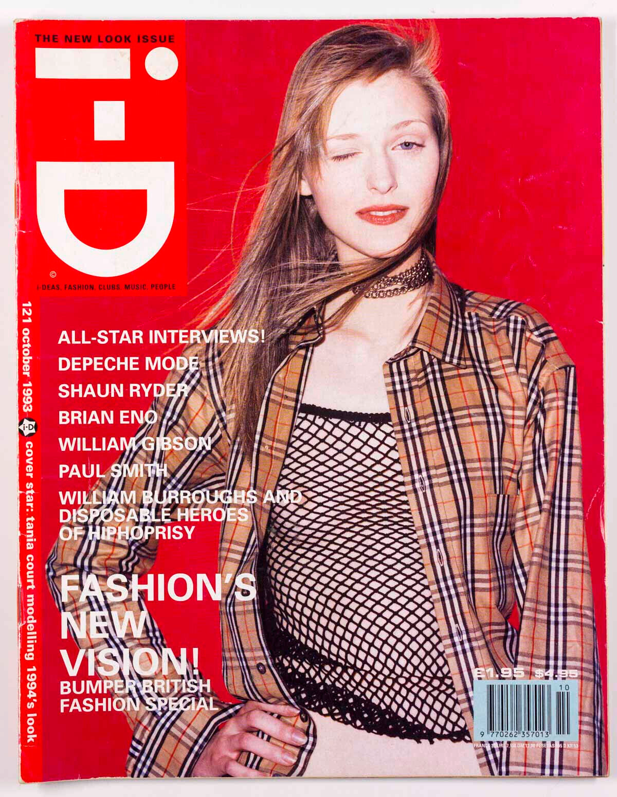 Alexander McQueen WILLIAM BURROUGHS & GIBSON Brian Eno DEPECHE MODE i-D magazine