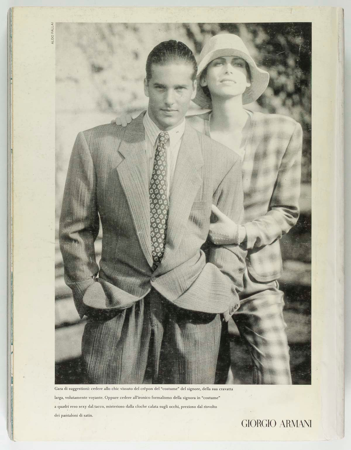 MARTIN SCORSESE Color of Money ALDO L'uomo Vogue January 1987 Spring Collections