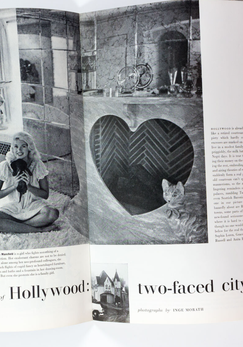 RICHARD AVEDON Jerry Lewis JAYNE MANSFIELD Queen magazine 27th October 1959 Inge