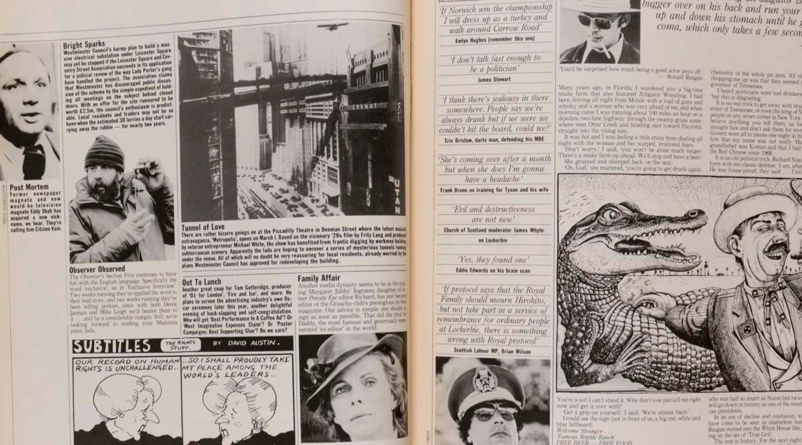 MADONNA Helen Mirren GLENN CLOSE Time Out January 1989 Madeleine Strindberg 960