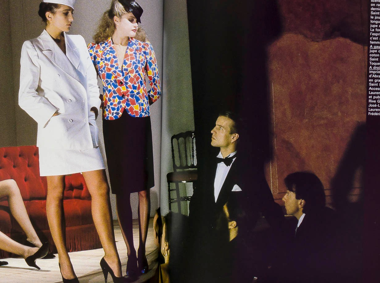 Jacki Adams GUY BOURDIN Roman Polanski BRUCE WEBER Paris Vogue February 1982 VTG