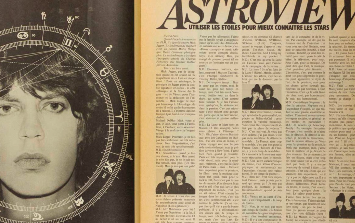 Mick Jagger SAYOKO Guy Bourdin FACADE magazine 5 1978 Charles Bukowski IGGY POP
