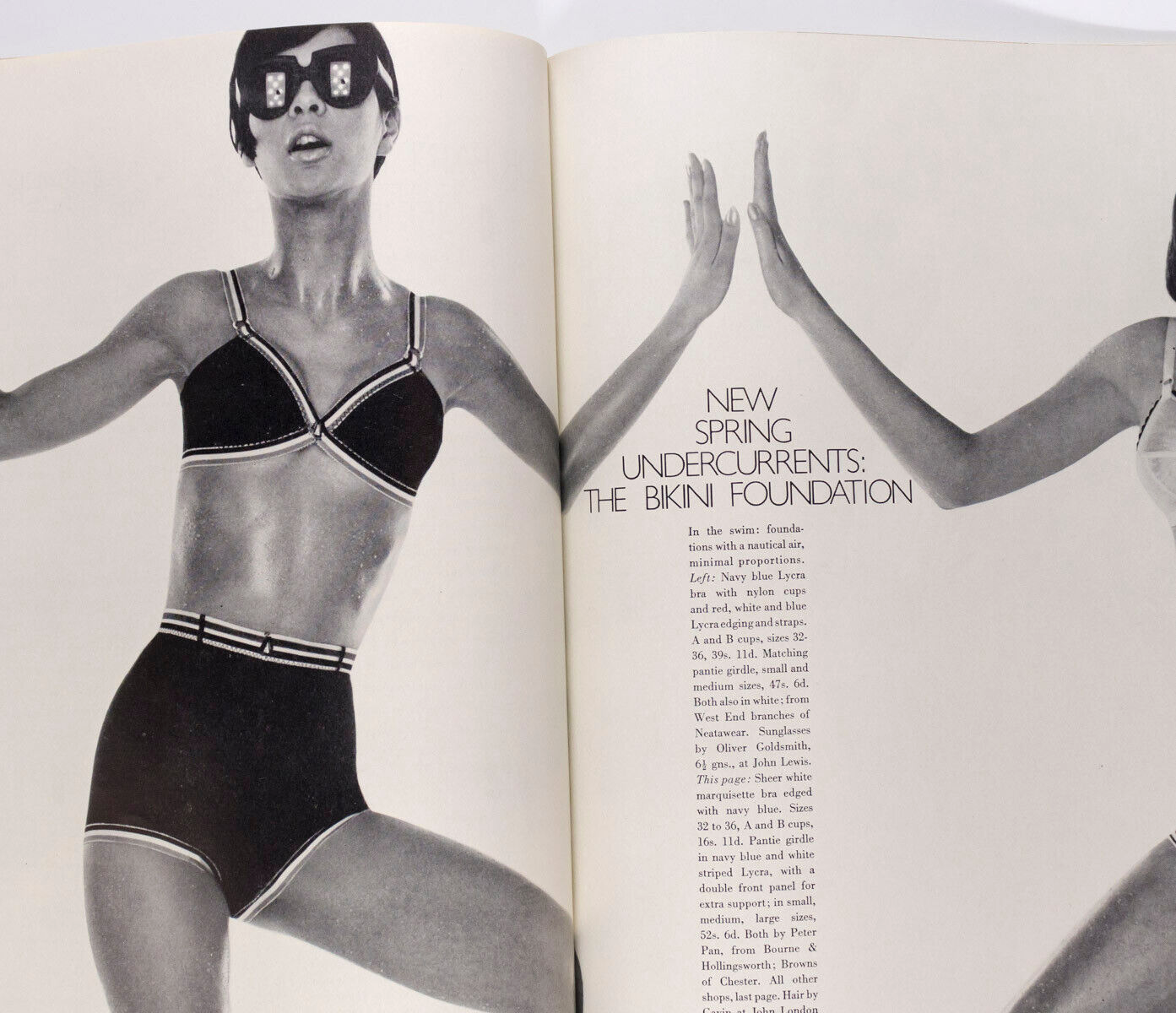 Donyale Luna 1st black Vogue model + PEGGY MOFFITT Jill Kennington HELMUT NEWTON