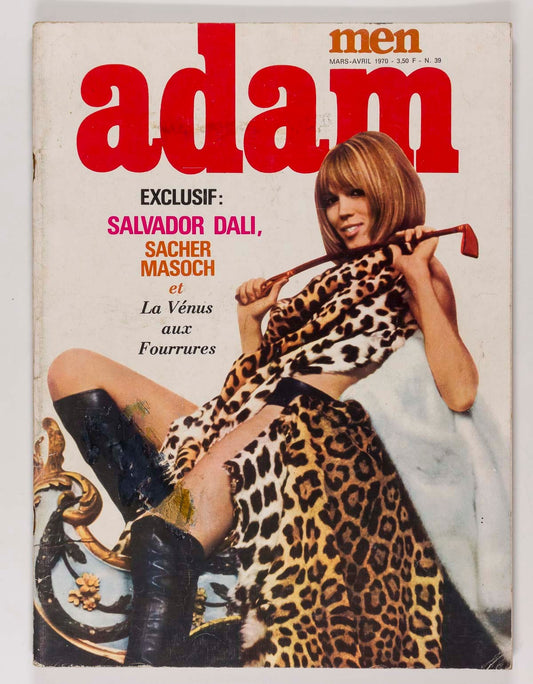 AMANDA LEAR Salvador Dali SISLEY Sacher Masoch ADAM magazine March 1970 Mens VTG