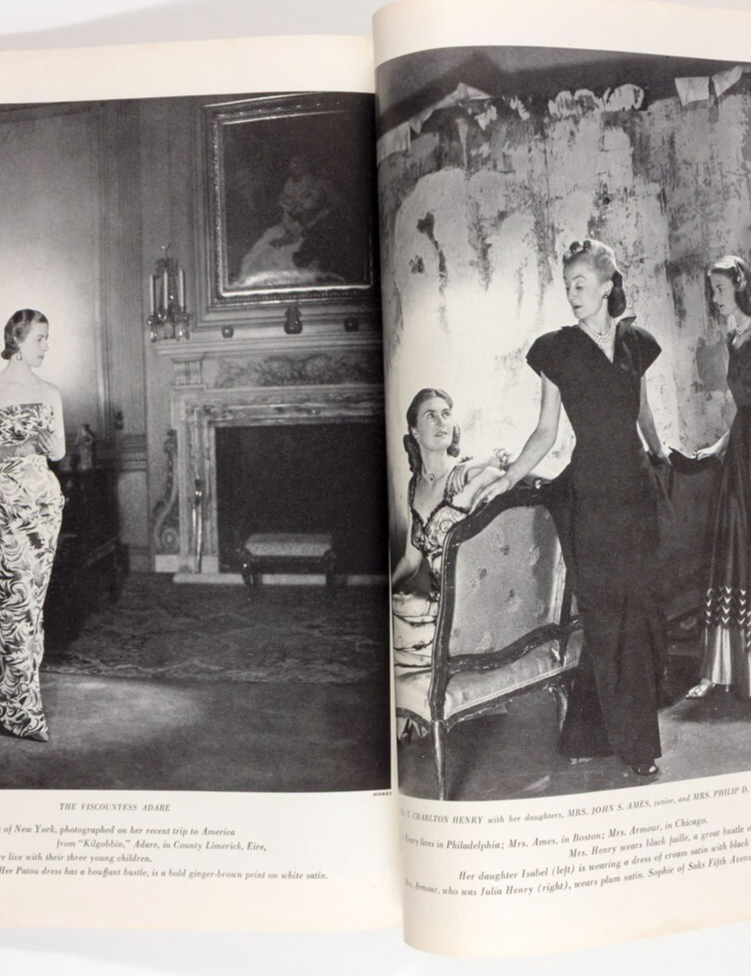 John Rawlings VERTES Cecil Beaton HORST Vogue June 1 1947 MARY FAULCONER Summer