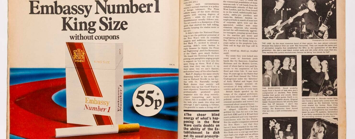 Paul Roberts PUNK Gaye Advert SNIFFIN GLUE Colin Jones THE JAM Observer magazine