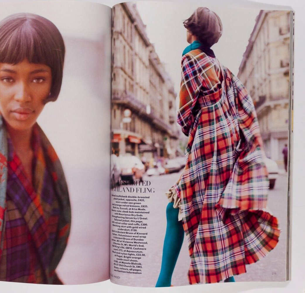 Tatjana Patitz NAOMI CAMPBELL Monica Bellucci VOGUE 1989 Nancy Reagan BLUMENFELD