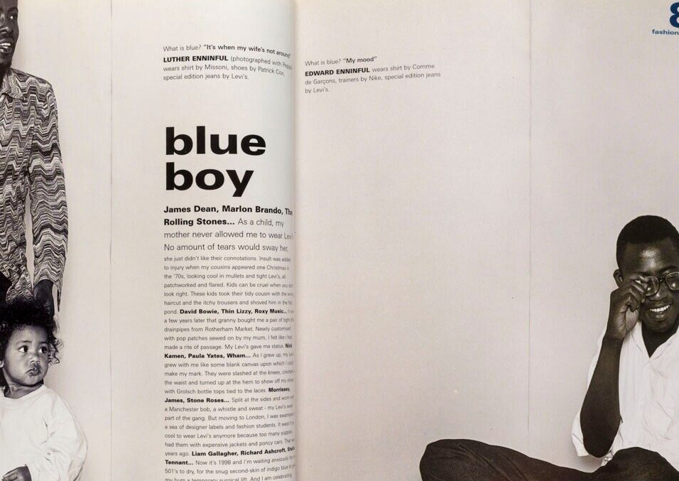 Erin O'Connor CHLOE SEVIGNY Mark Borthwick JUERGEN TELLER Kirsten Owen BLUE i-D