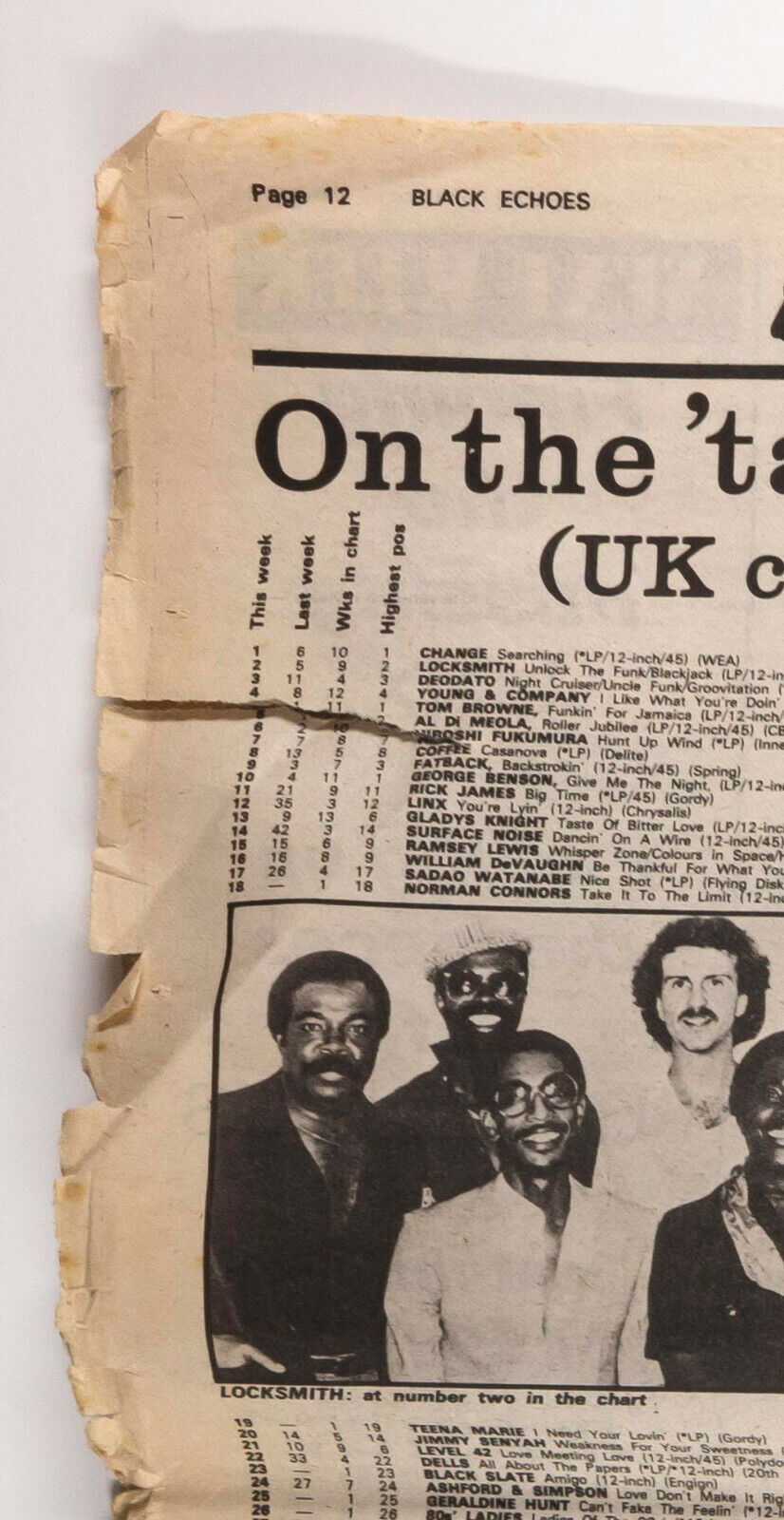 TOOTS & THE MAYTALS Randy Crawford ASWAD Quincy Jones UB40 Black Echoes magazine