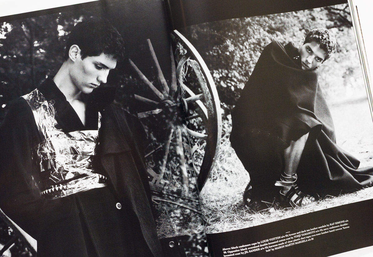 Andres Segura PAOLO ROVERSI Willy Vanderperre TINA BARNEY + ARENA HOMME magazine