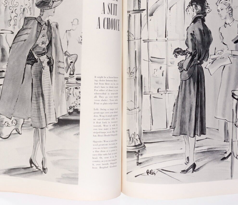 Meg Mundy RENE BOUET-WILLAUMEZ Jinx Falkenburg HORST Ludwig Bemelman BONDS Vogue
