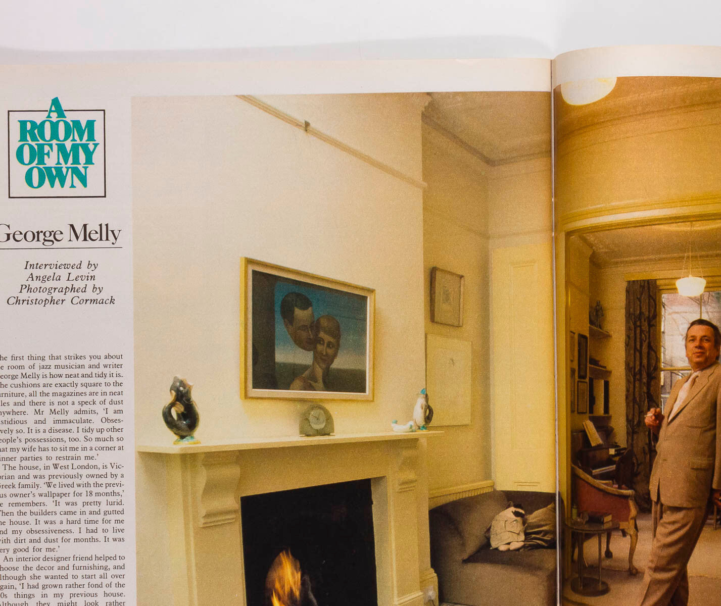 PAISLEY Kenzo GEORGE MELLY Joseph Brodsky PATRICK CAULFIELD Observer magazine UK