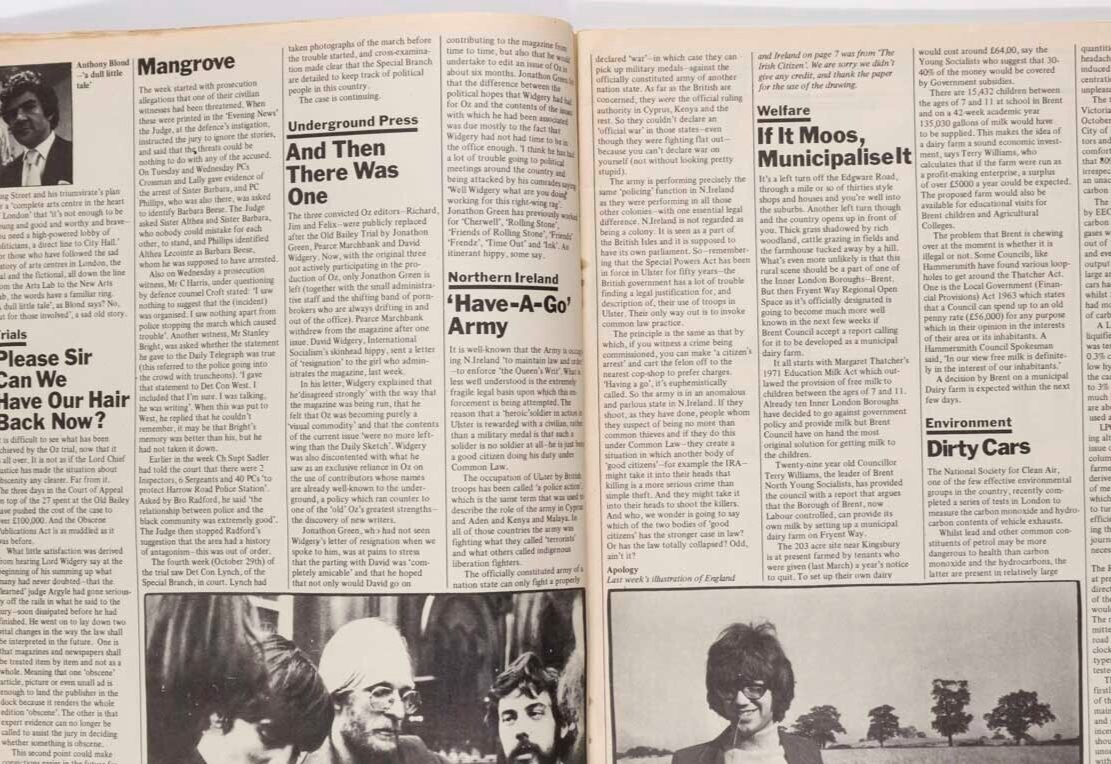 ALEISTER CROWLEY Kenneth Anger TV4 Kevin Ayers OZ MAGAZINE Nazareth 70s Time Out