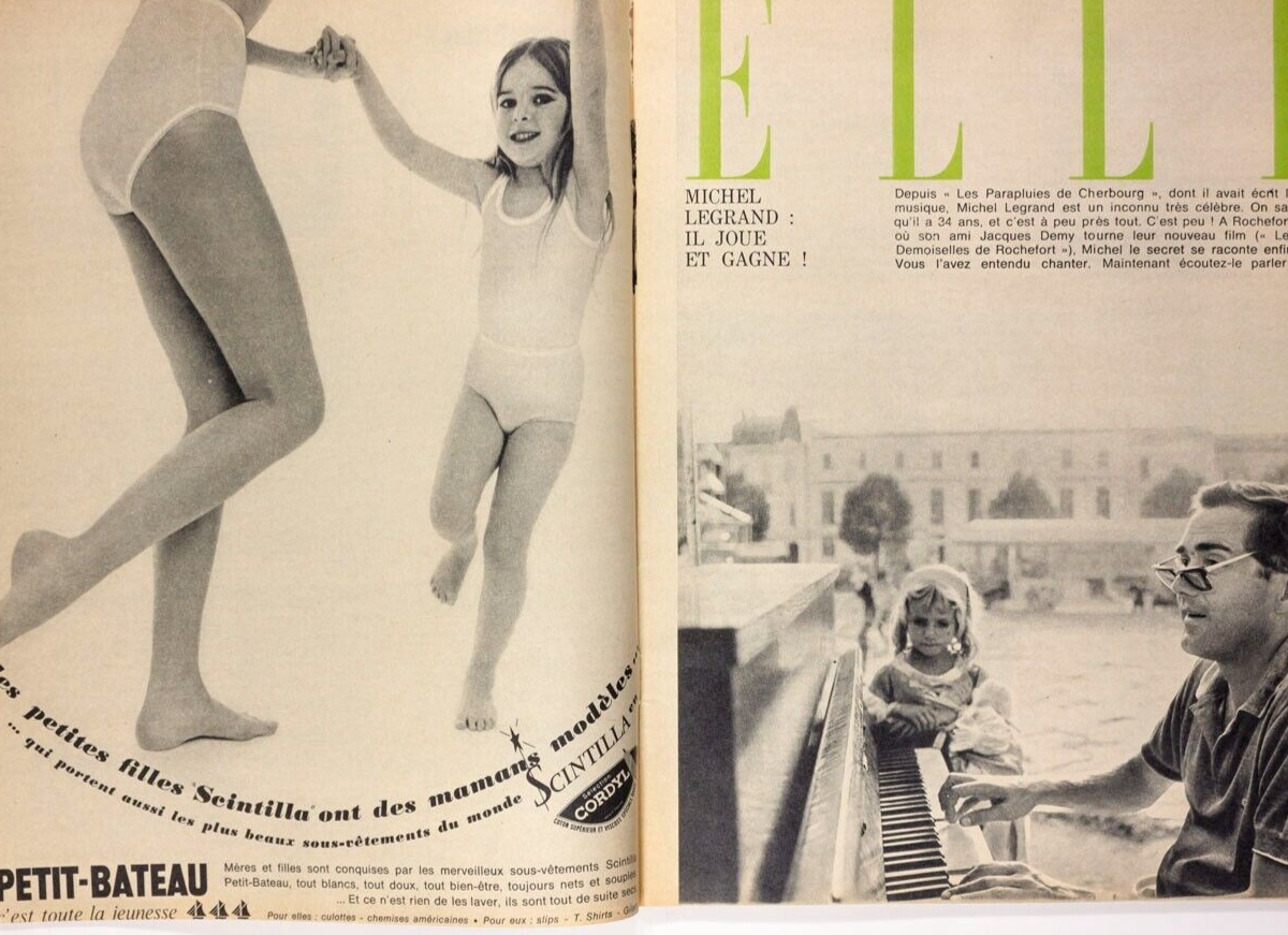 Anouk Aimee PIERRE BAROUH Bardot USSR St Tropez SACHA Michel Legrand FRENCH ELLE