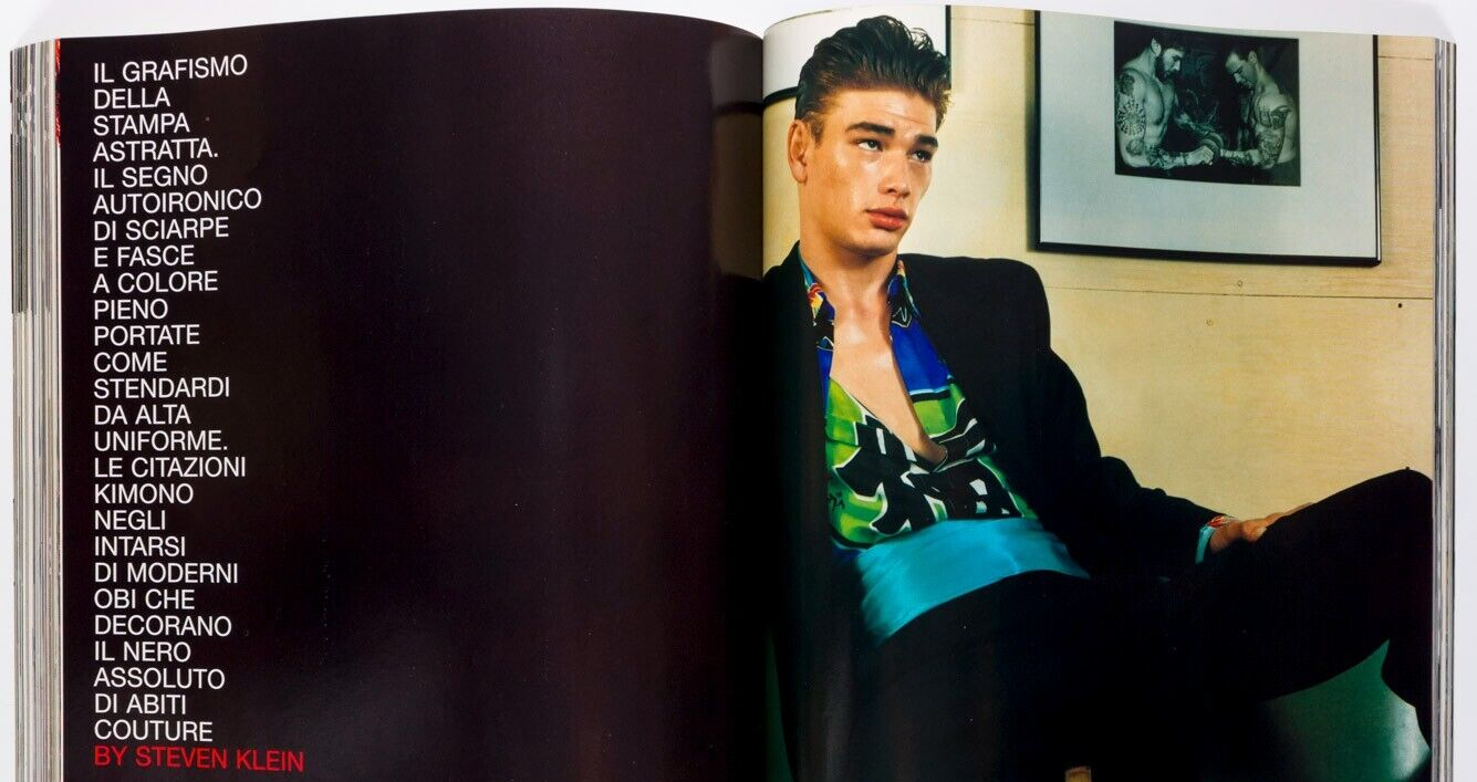 Paolo Roversi STEVEN KLEIN Ellen Von Unwerth L'UOMO VOGUE magazine 1998 Jan 287