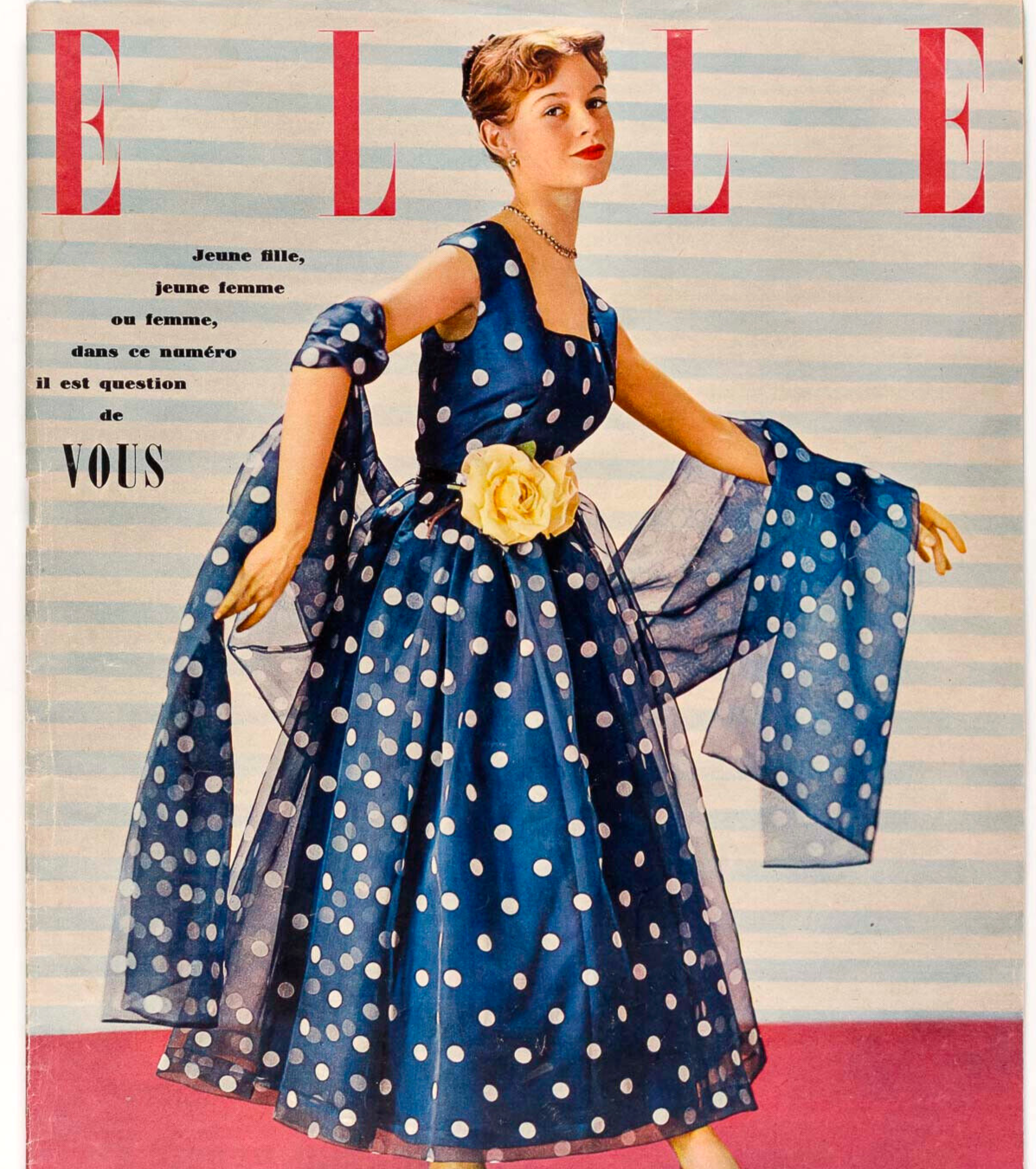 BRIGITTE BARDOT Suzy Parker BRASSAI Seville BETTE DAVIS French ELLE magazine 50s