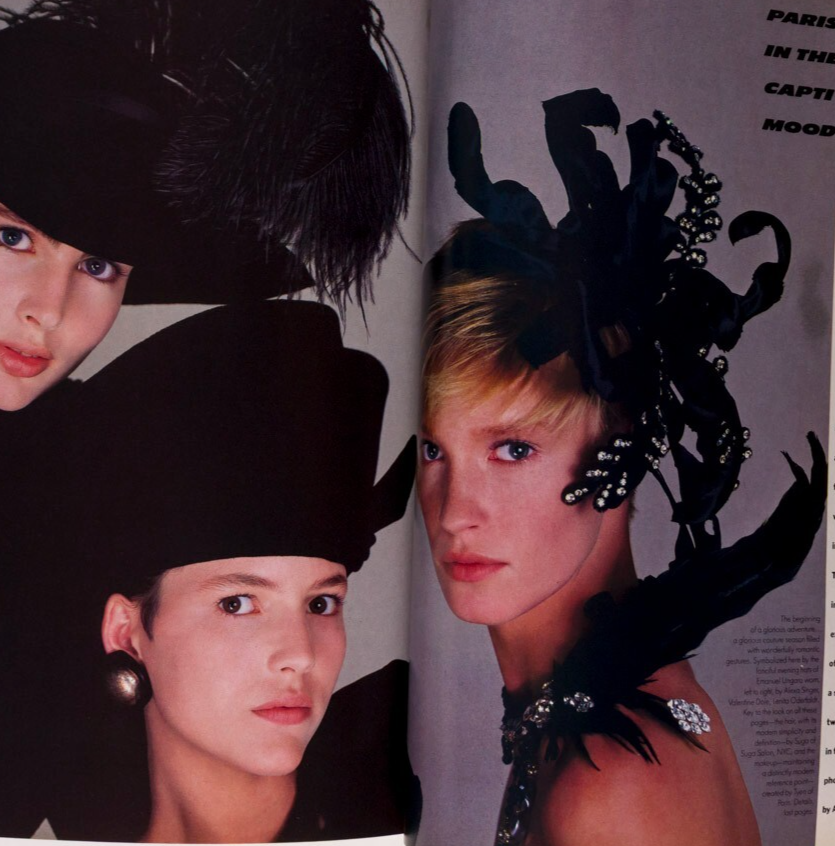 Brooke Shields AVEDON Matisse US VOGUE 1984 October Jessica Lange MATS GUSTAFSON