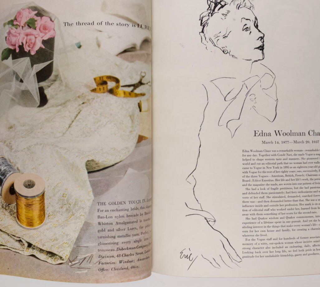 NORMAN PARKINSON Wenda CARL ERICKSON Vogue May 1957 Colette RENE GRUAU Stemp VTG