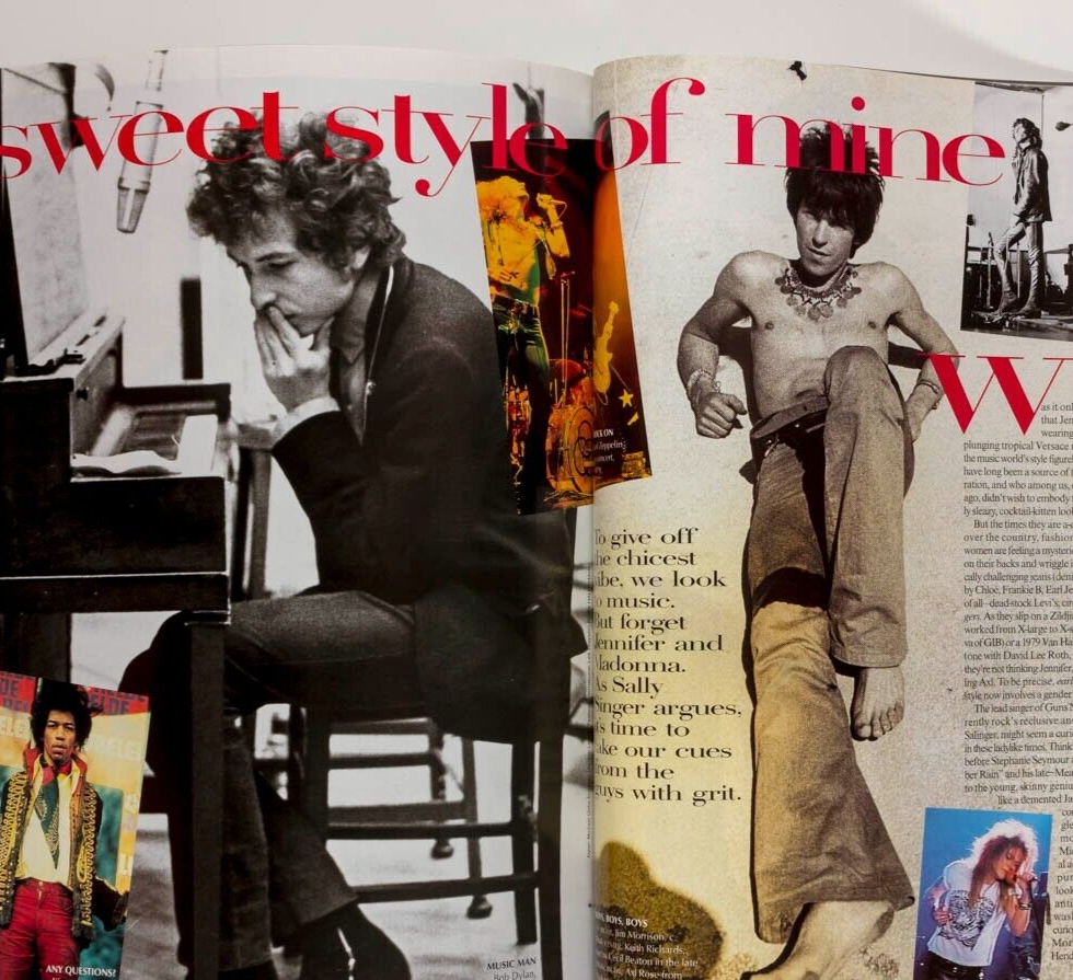 Frankie Rayder ANGELA LINDVALL Carmen Kass VOGUE Nov 2000 Joaquin Phoenix GISELE