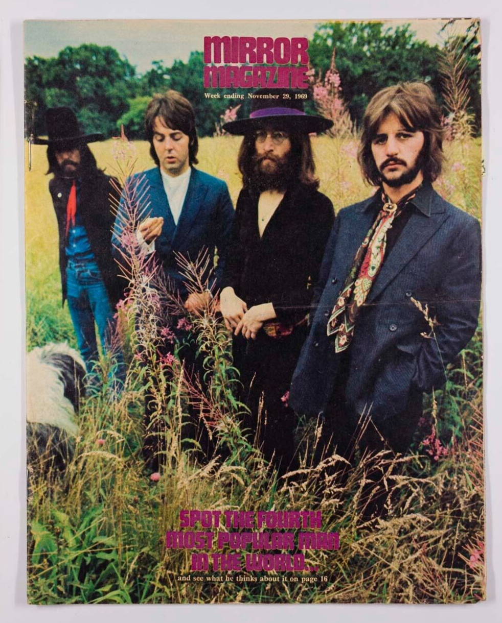 THE BEATLES last photo RINGO STARR Barney Bubbles JANET REGER Mirror magazine UK