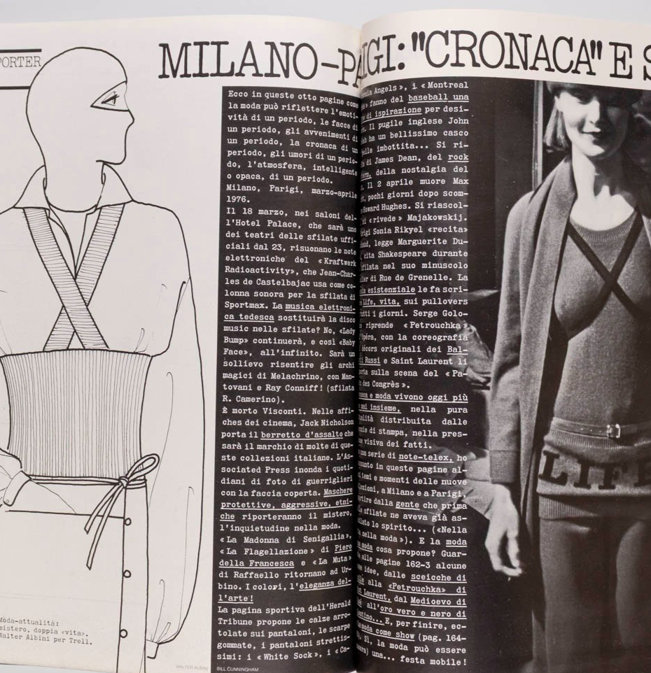 MOYRA SWAN Bill Cunningham ROLLING STONES Vogue Italia July 1976 Parkinson JCDC