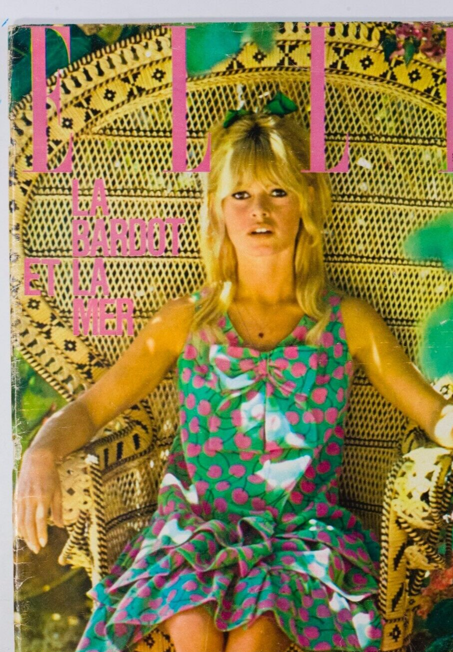 Brigitte Bardot JEAN MARAIS Jim Clark ZIZI JEANMAIRE vtg F1 French Elle magazine
