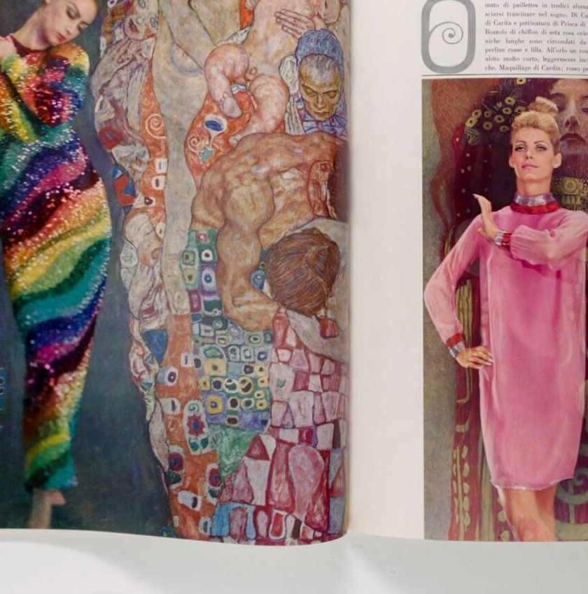 1st VOGUE ITALIA Benedetta Barzini VERUSCHKA Penn 1965 November NORMAN PARKINSON