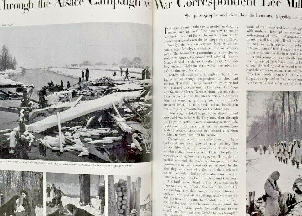 Lee Miller NORMAN PARKINSON Cecil Beaton CHINA Peggy Ashcroft ALSACE ~ Vogue WW2