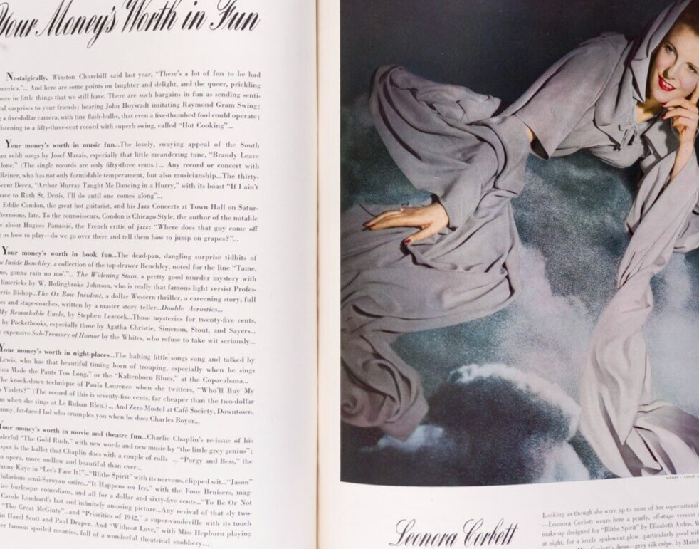 Meg Mundy RENE BOUET-WILLAUMEZ Jinx Falkenburg HORST Ludwig Bemelman BONDS Vogue