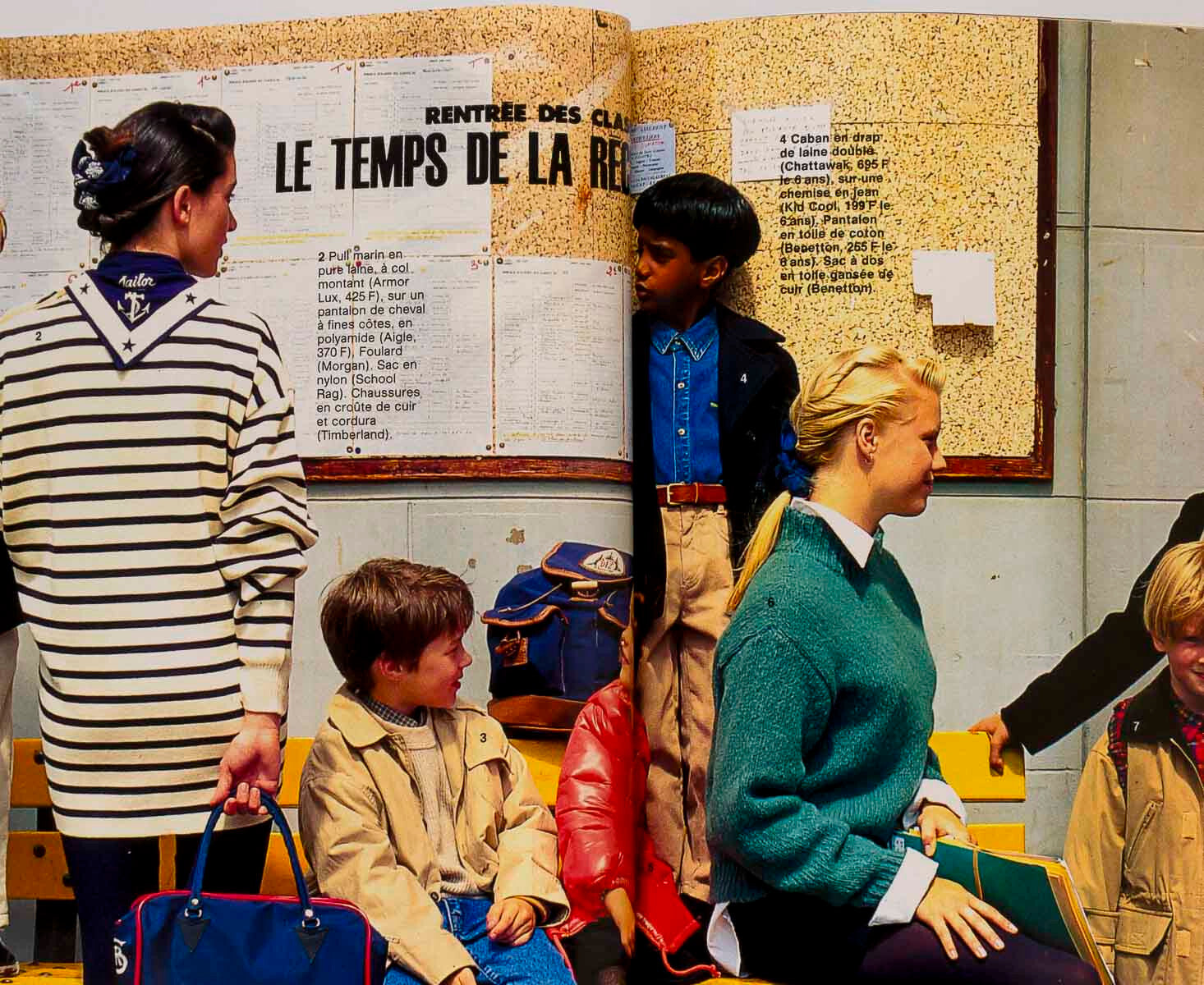 Vanessa Paradis PHILIPPE STARCK Collections ELLE FRANCE magazine 8 1992 Kidswear