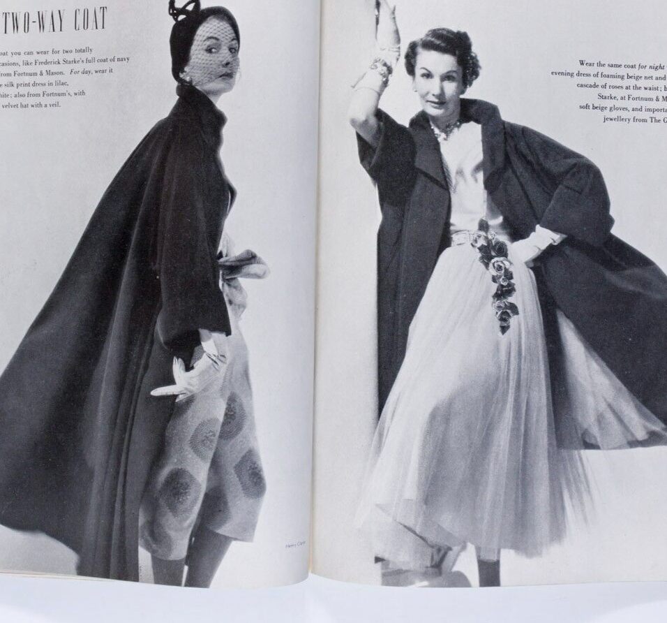 Margaret Leighton NOEL COWARD Tyrol HARPERS February 1950 Corsets JEAN SIMMONS