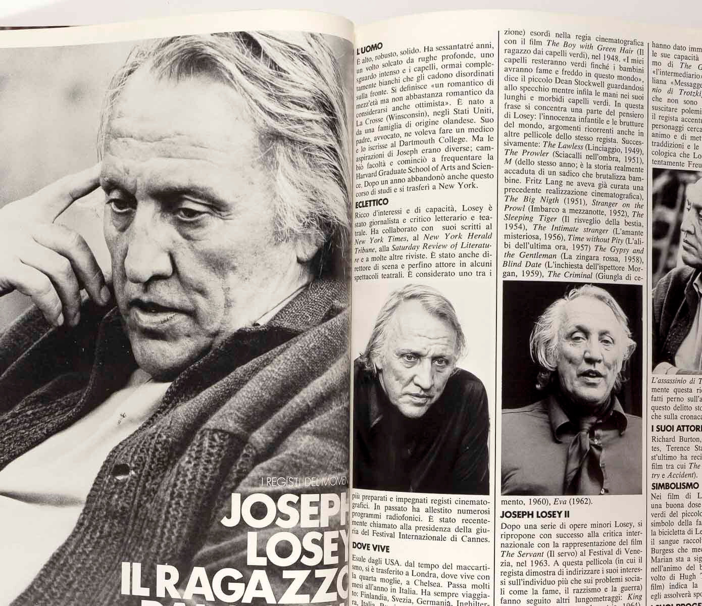 ROMAN POLANSKI Jasper Johns CANDY DARLING Toscani HELMUT BERGER L'uomo Vogue 70s