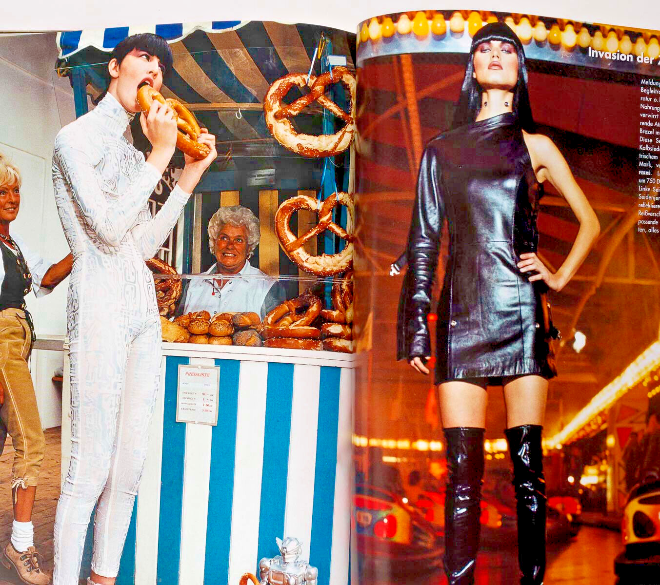 AUDREY MARNAY Erin O'Connor CHRIS CUNNINGHAM Vogue De 1999 Susan Sarandon PIAGGI