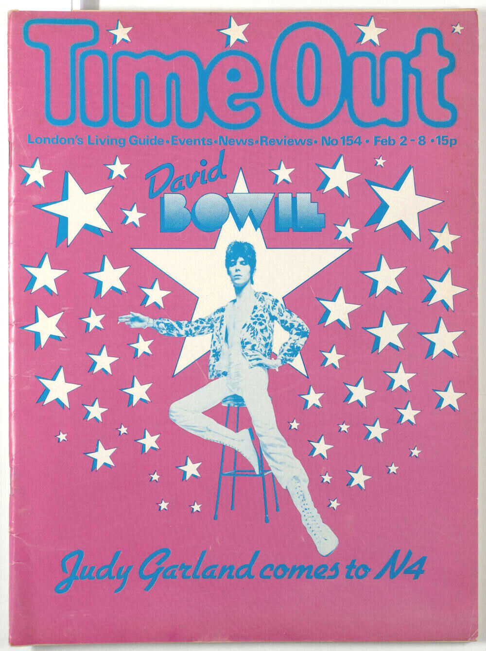 David Bowie ROY HARPER Tim Hardin PIP SIMMONS Warhol TIME OUT magazine 1979 #154