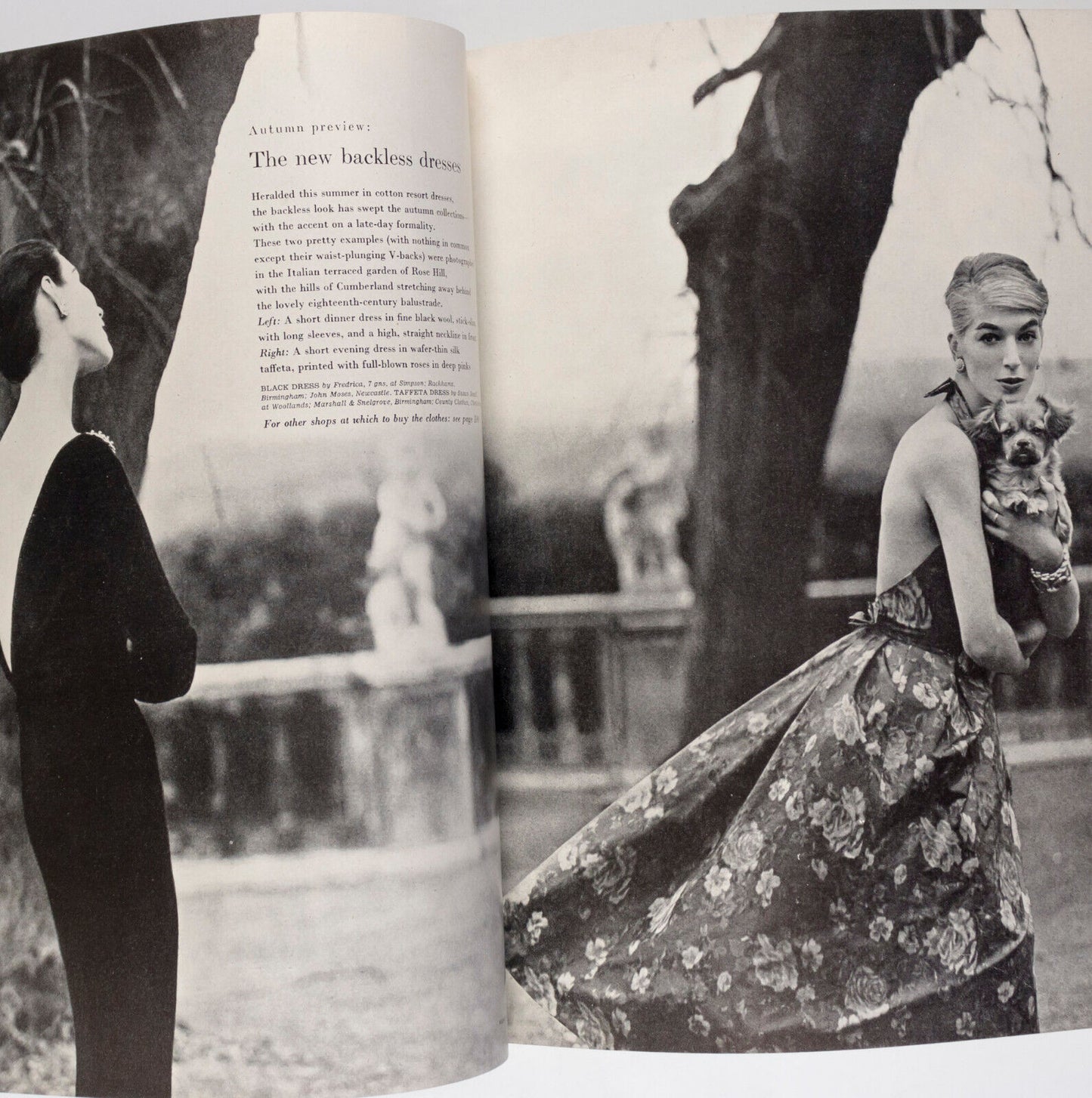 Marie Helene Arnaud NORMAN PARKINSON Helmut Newton RENE BOUCHE vtg FUCHSIA VOGUE