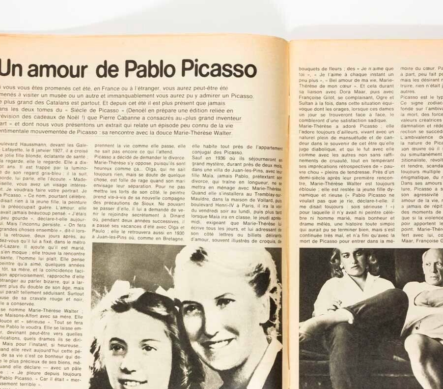 OLIVIERO TOSCANI Elle magazine FRANCE Sep 1975 Courreges DEPARDIEU Knapp PICASSO