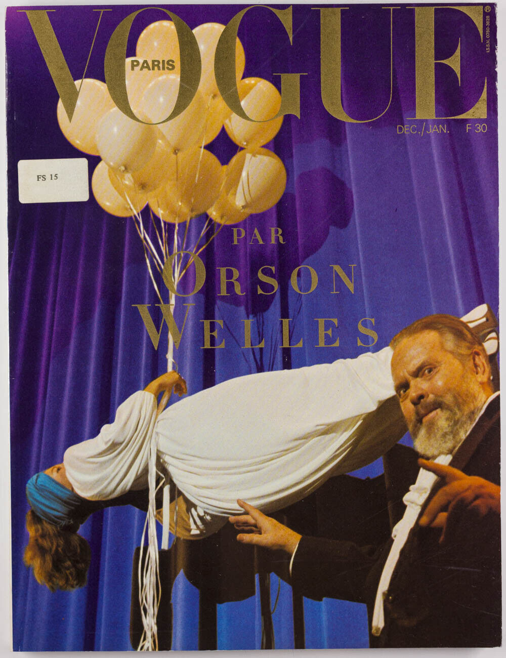 ORSON WELLES guest ed CHARLOTTE RAMPLING Veruschka HORST Gia Carangi PARIS VOGUE