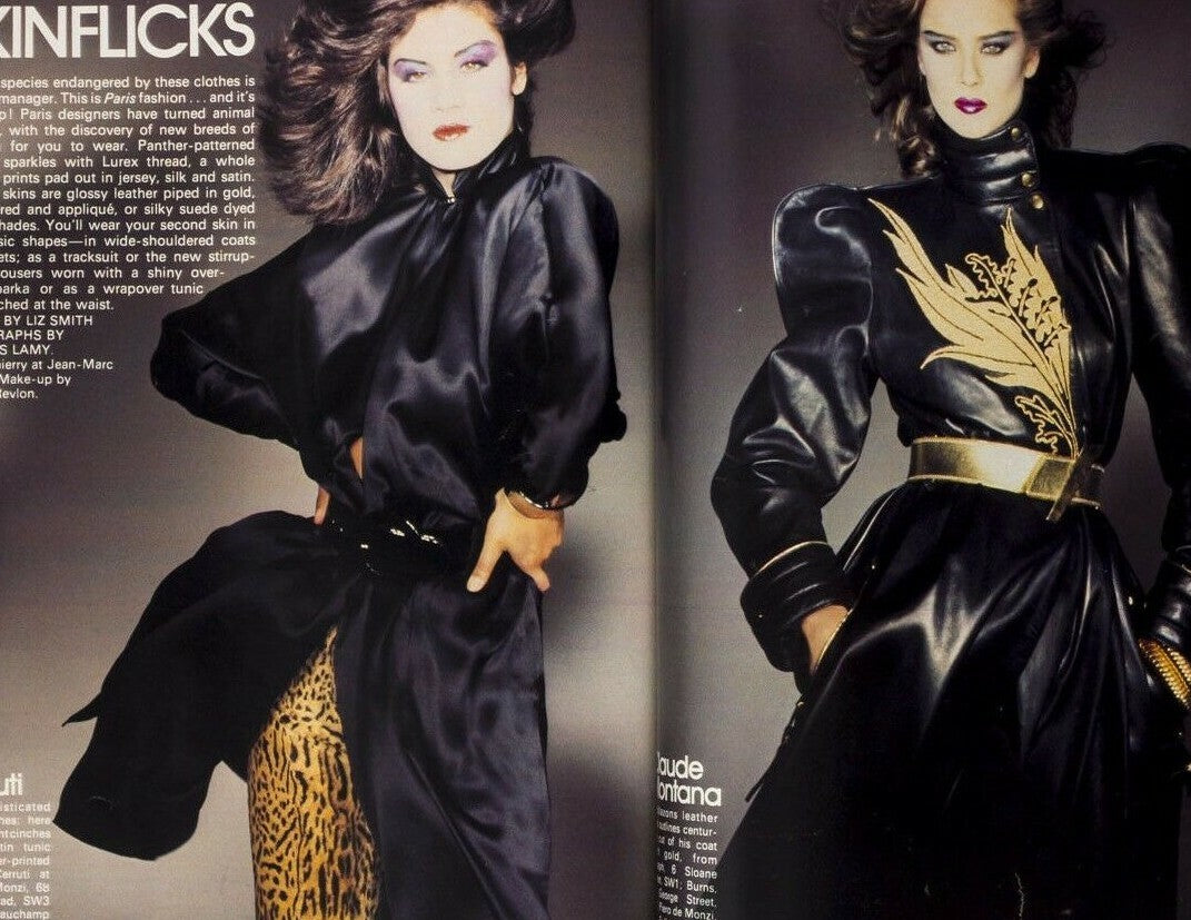 GIA CARANGI John Travolta LAURA ASHLEY Cosmopolitan 1979 Lily Tomlin MONTANA vtg