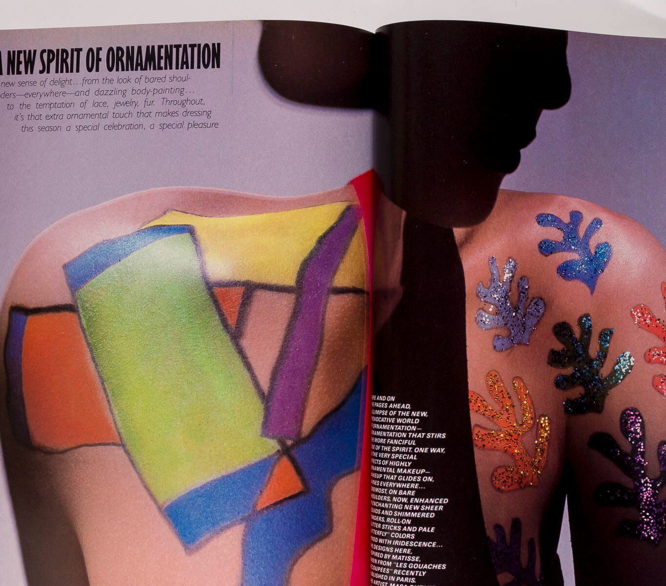 Renee Simonsen JOANNA PACULA Rosemary McGrotha VOGUE Dec 1984 Warhol ISSERMANN