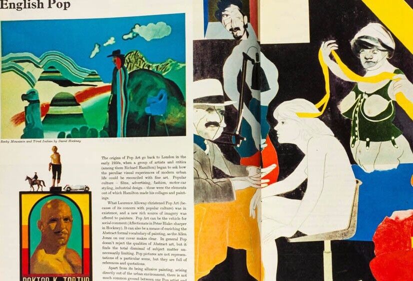 Robert Rauschenberg DAVID HOCKNEY Art BRIDGET RILEY Krushchev OBSERVER magazine