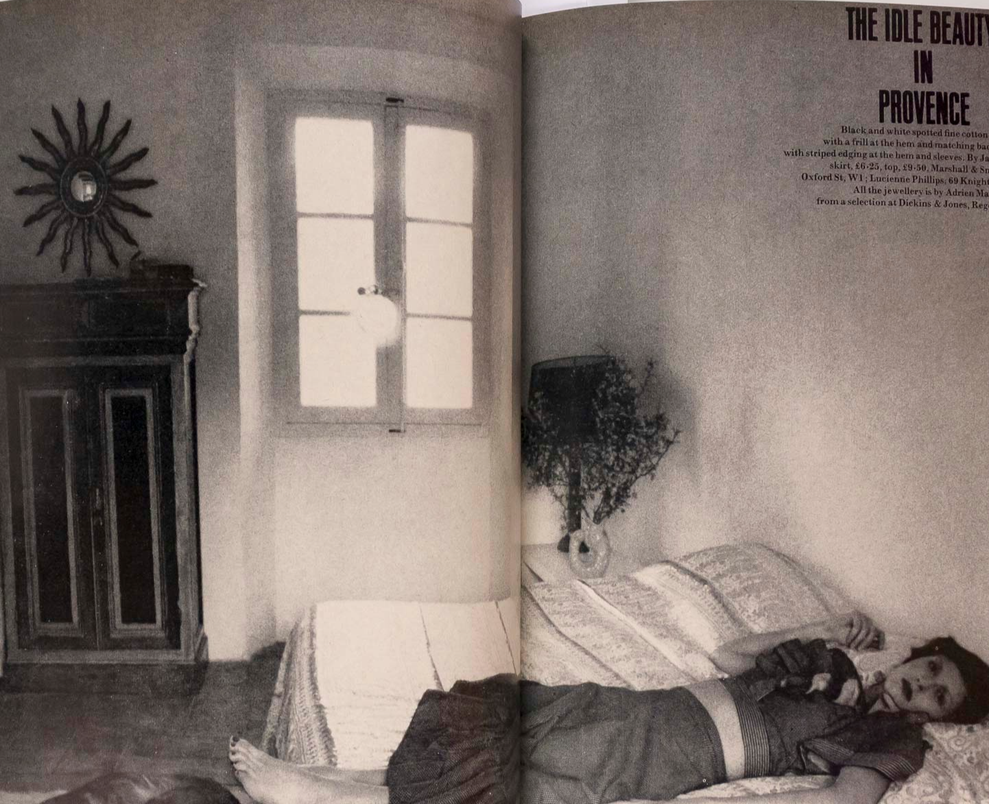 ZANDRA RHODES Helmut Newton FREDERICK FORSTYTH Anna Wintour HARPER'S June 1972