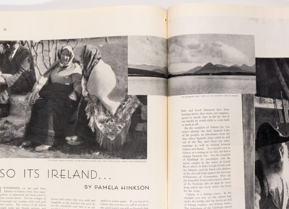 EVELYN WAUGH Loretta Young CARL ERICKSON Cecil Beaton EIRE Hoyningen-Huene VOGUE