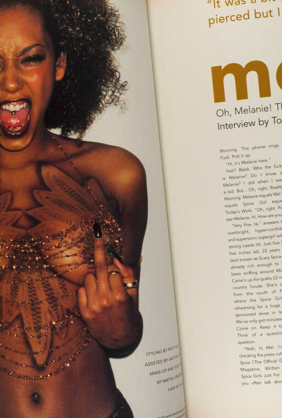 MEL B Kaws NICK KNIGHT Galliano ALEXANDER McQUEEN Stella Tennant i-D Nov 1997 UK