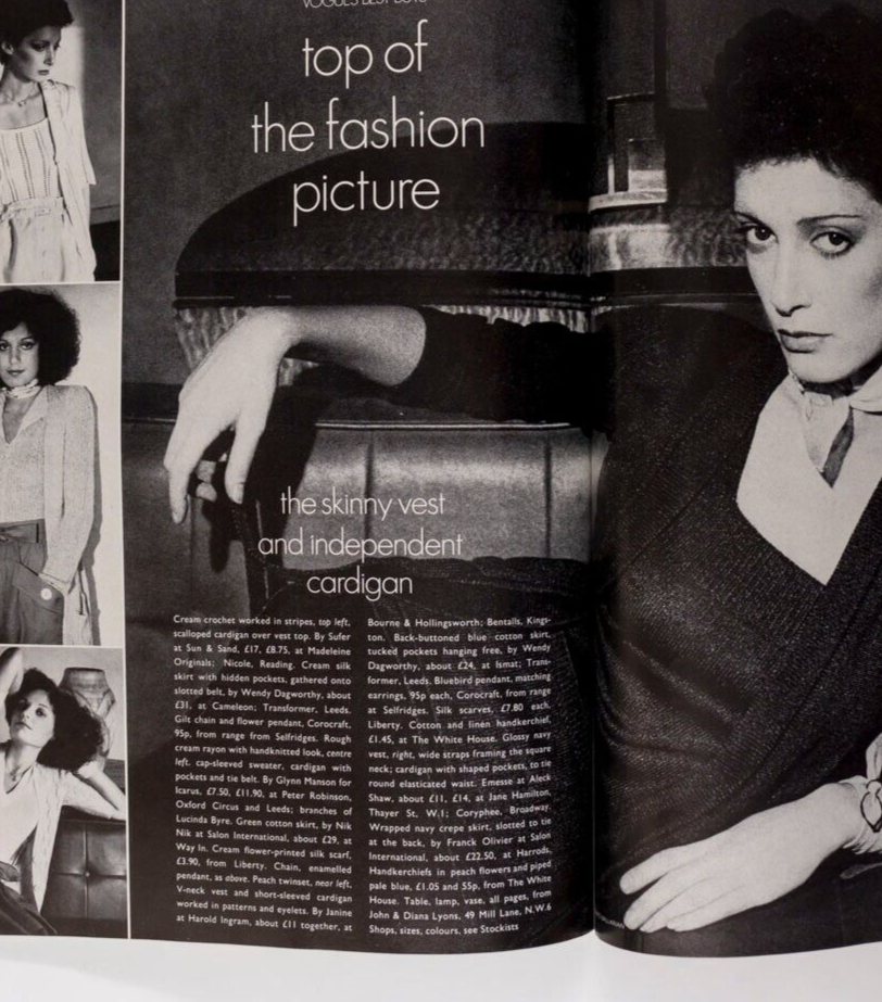 Toscani NORMAN PARKINSON Nina Campbell VOGUE February 1975 50th birthday present