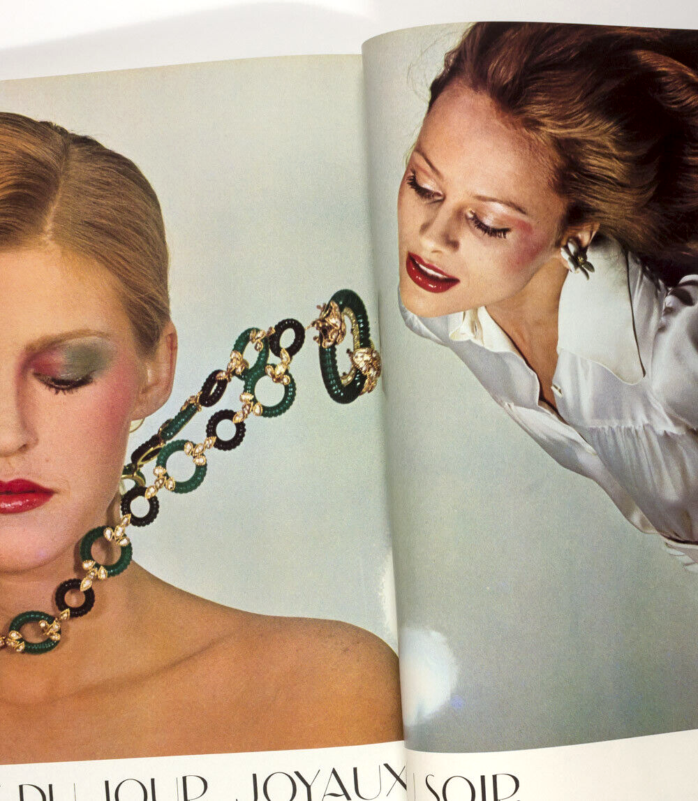 PARIS VOGUE par by MARLENE DIETRICH Helmut Newton GUY BOURDIN magazine 1974 Xmas