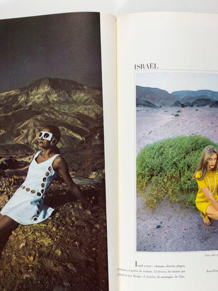 VERUSCHKA Africa RUBARTELLI Jeanloup Sieff COURREGES India PARIS VOGUE July 1968