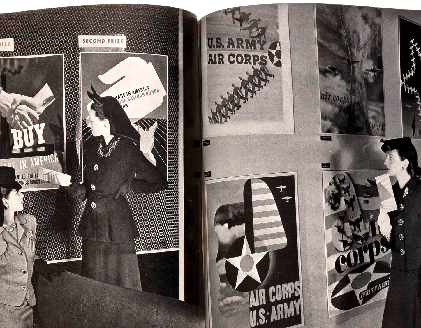 BETTY MCLAUCHLEN Horst DIANA COOPER Vogue 1941 Sept WW2 PROPAGANDA Carl Erickson