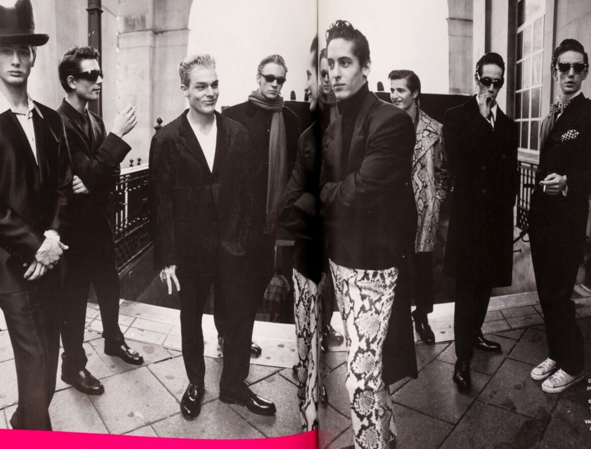 EVA HERZIGOVA Paul Cadmus BRUCE WEBER Streisand BEN KINGSLEY Beaton L'UOMO VOGUE