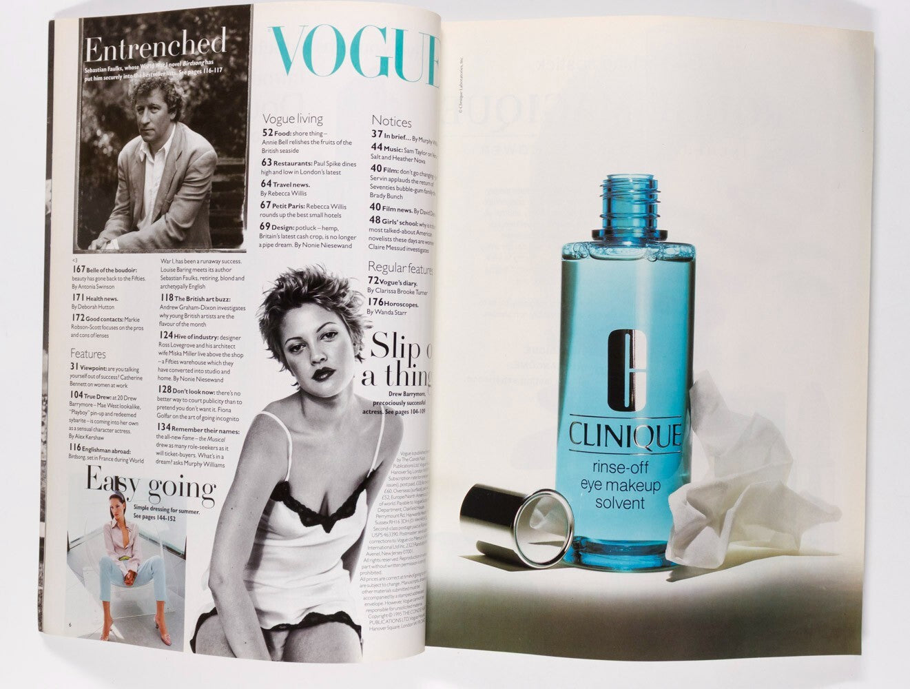 Claudia Schiffer NAOMI CAMPBELL Juergen YBA VOGUE June 1995 30th birthday gift