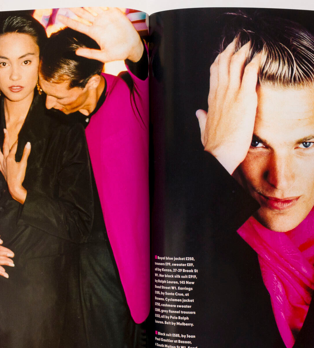 Michael Heseltine DANIEL DAY LEWIS Imran Khan GQ 1 1989 Paul Smith TERENCE STAMP
